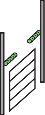 Секционные ворота вертикальный монтаж с нижним валом